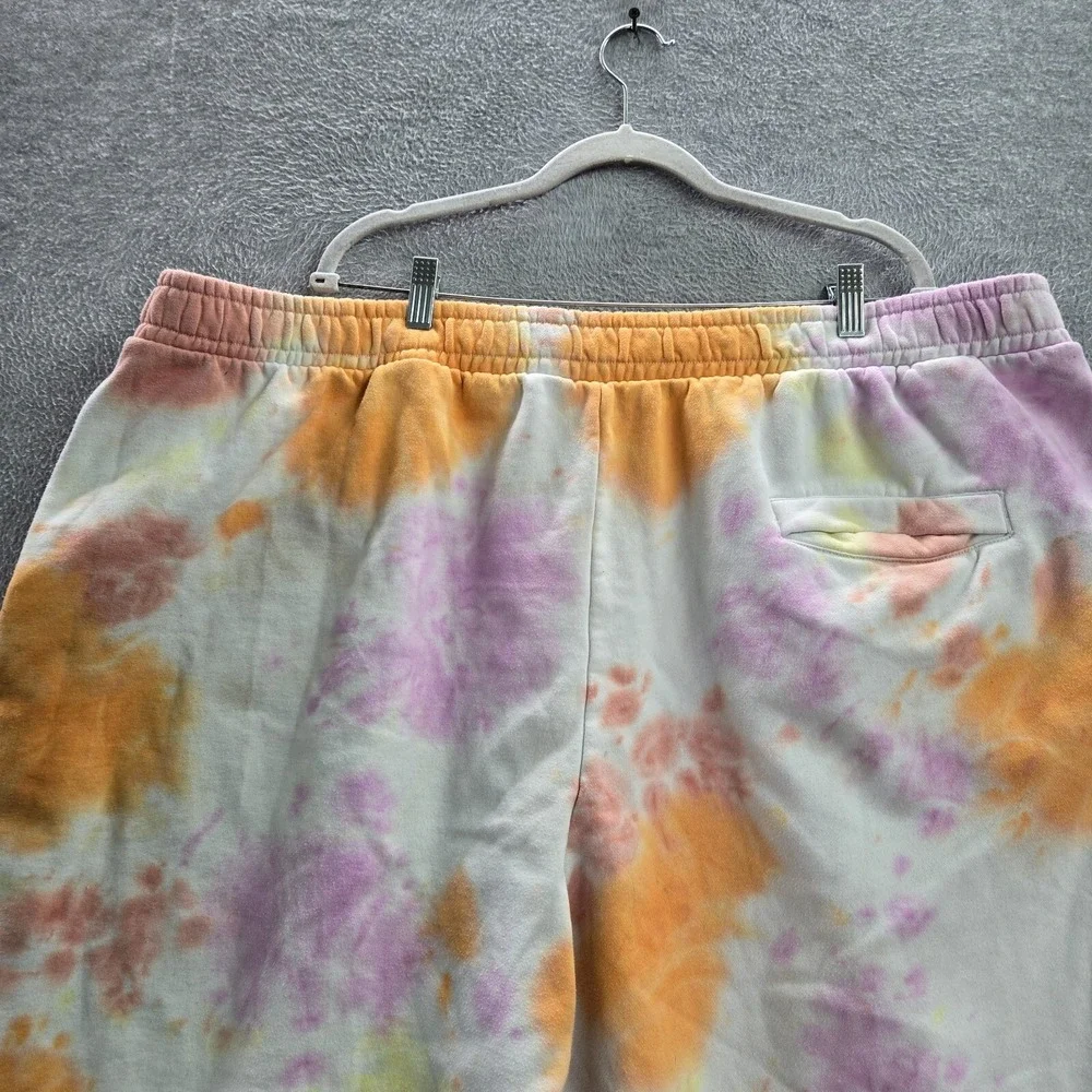 Disneyland Resort Women Activewear‎ Pants 2X Orange Tie Dye Jogger Minnie Mouse